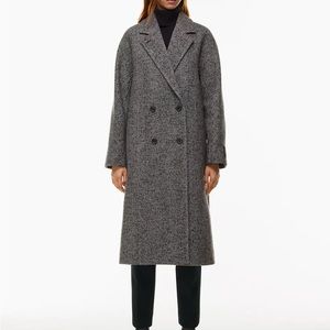 Babaton The Slouch Coat in Herringbone